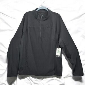 MPG Rove Series Mens XXL Black Quarter Zip‎ Pullover Ecomix-S Stretch Jacket